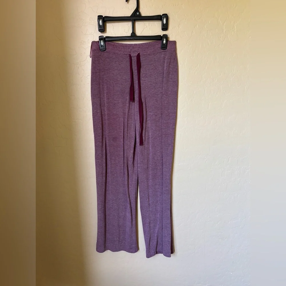 Natori Small Purple Loungewear or Pajama Set Comfy Soft Cozy Relaxed Fit